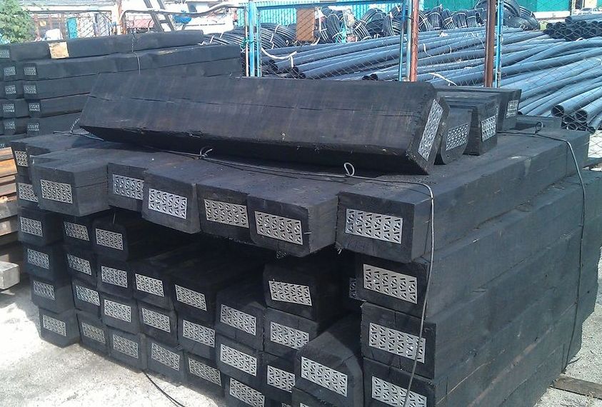 Шпалы с установленной GPT