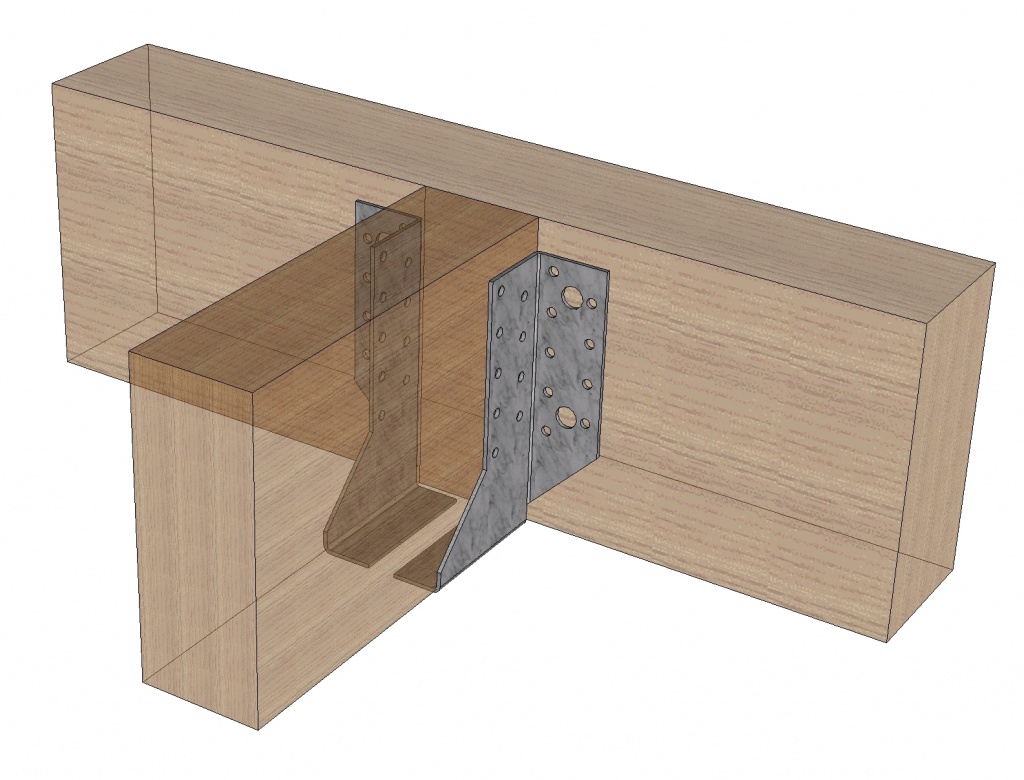 Применение опоры балки OB