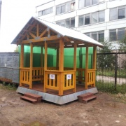 Строим беседку сами.